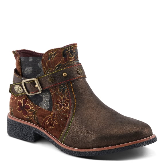 L`Artiste Airies Women's Chelsea Boot with Luxurious Plush Comfort and Unique Artistic Style