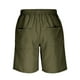 thumbnail image 4 of pstuiky Pantalones cortos para hombre, Pantalones cortos deportivos informales holgados de verano de color liso para hombre, con múltiples bolsillos, para playa Pantalones cortos de golf, 4 of 5
