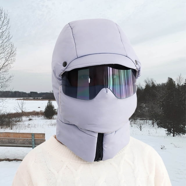 ddioayh Clearance Windproof Coverage Outdoor Riding Mask With Glasses Face Mask Winter Windproof Hat