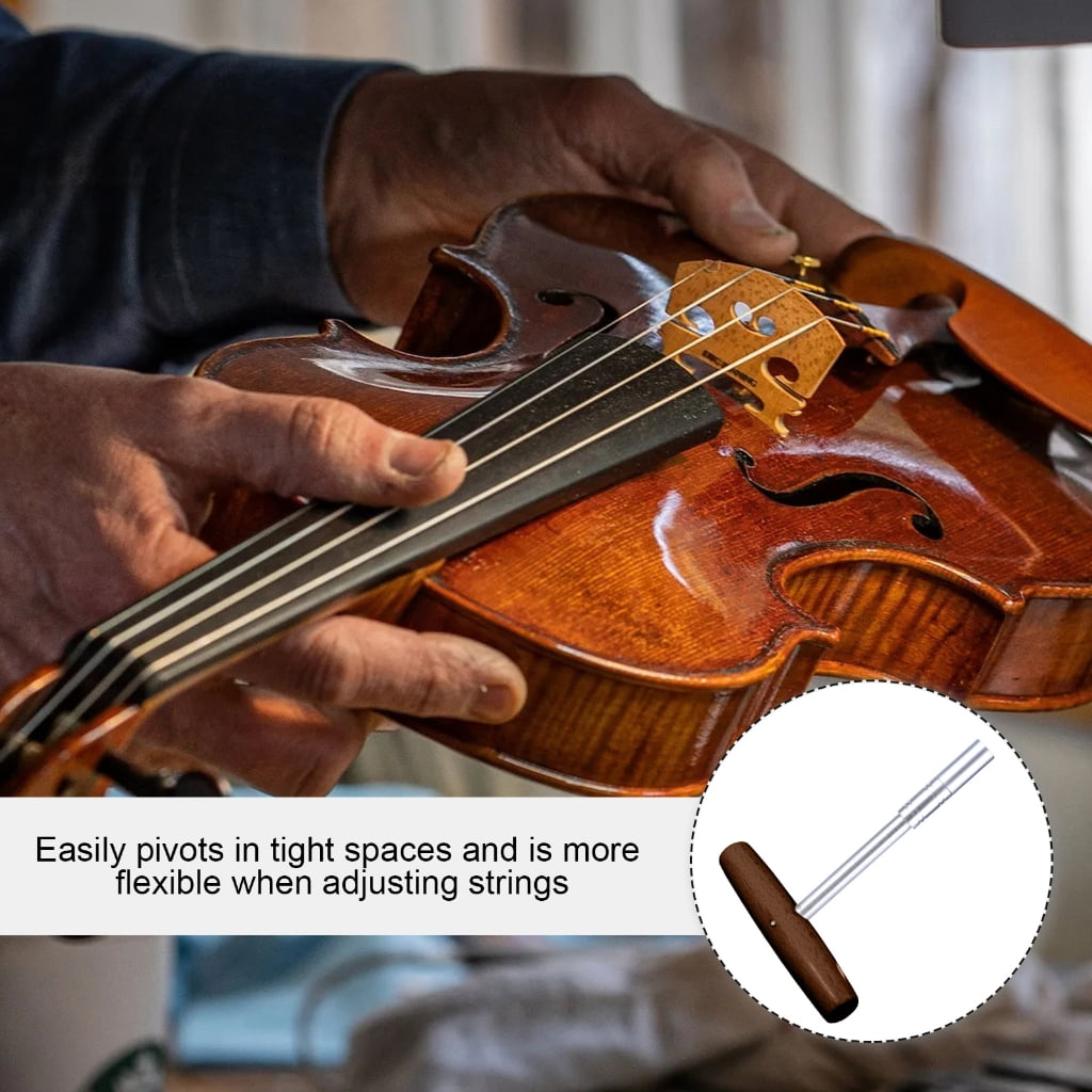 Professional Piano Tuner T Handle Tool Piano Tuning Spanner Steel & Wood Handle Excellent Craftsmanship