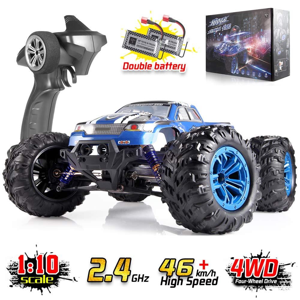 Soyee Rc Cars 1 10 Scale Rtr 46km H High Speed Remote Control Car All Terrain Hobby Grade 4wd Off Road Waterproof Monster Truck Electric Toys For Kids And Adults 1600mah Batteries X2 Walmart Com
