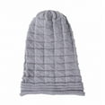 thumbnail image 3 of Bobasndm Knitted Baggy Hat Winter Oversized Hat Ski Baggy Hat Beanies Women Men Winter Woolen Warm Beanie Hats Unisex, 3 of 9