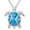 Style 1, variant on 925 Sterling Silver Sea Turtle Necklace for Women, Turquoise Sea Turtle Pendant Necklace Animal Jewelry Birthday Gifts for Mom Women, with 18+2inches Chain