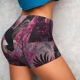 thumbnail image 4 of Lsque Flower Bald Eagle Pattern High Waisted Biker Shorts for Women-Tummy Control Fitness Athletic Workout Running Yoga Gym Shorts,Moisture-Wicking-Small, 4 of 9