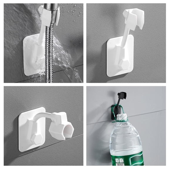 Shower Head Holder,Mount Wall Mounted Wall Mounted Handheld Head Adjustable Arm Handheld Stainless Steel Arm Mount Rotate Re Ajcoflt Mewmewcat Rookin