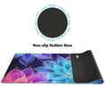 thumbnail image 2 of JSTEL Rainbow Mandala Transparent Flowers Large Gaming Mouse Pad Big Mousepad Mice Keyboard Mat with Non-Slip Rubber Base for Computer Laptop Home & Office, 35.4 X 15.7 inch, 2 of 6
