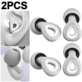thumbnail image 1 of DQrwqpou Tapones para Los Oídos Silicona Que Cancelan El Ruido Del Sueño Tapones para Los Oídos Un Par para La Escuela (gris), 1 of 9