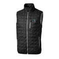 thumbnail image 2 of Men's Cutter & Buck  Black Philadelphia Eagles Helmet Rainier PrimaLoft Eco Insulated Full-Zip Puffer Vest, 2 of 3