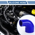 thumbnail image 2 of Ofertas Únicas 1 Juego Manguera de Silicona Azul para Coche de 51-76mm 2.01"-2.99" ID 90mm 3.54" Longitud 90° con Abrazaderas Universal, 2 of 7