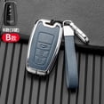 thumbnail image 4 of Car Key Case For Toyota Prius Camry Corolla C-HR CHR RAV4 Prado Izoa Levin Avalon 2018 2019 2020 Zinc Shell Cover, 4 of 10