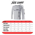 thumbnail image 2 of Gildan Softstyle Cotton with Long Sleeve T-Shirt, Crewneck Rib Collar Sport Grey Tee, L, 2 of 5