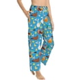 thumbnail image 2 of Balery Rooster And Chickens print Women's Pajama Pants,Ultra Lightweight Pjs,Lounge Pant-XX-Large, 2 of 9