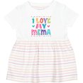 thumbnail image 3 of Inktastic I Love My Mema Grandchildren Girls Baby Dress, 3 of 5