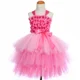 thumbnail image 3 of Vestido de tul rosa con tutú de hada y hortensias para niñas, vestidos de niña de flores para bodas, fiestas de cumpleaños, disfraces, ropa para niños, 3 of 5