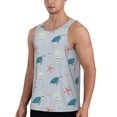 thumbnail image 3 of Rocae Turtles And Shells for Men's Workout Tank Top Men's Running Tank Top Dry Fit Athletic Workout Tank Tops4X-Large, 3 of 9
