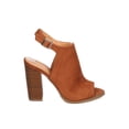 thumbnail image 2 of New Women Betani Jillian-1A Faux Suede Peep Toe Slingback Block Heel Mule, 2 of 6