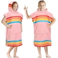 thumbnail image 1 of Towel SUN CUBE Bata para niños, con capucha, 93 cm, rosa, 1 of 7