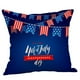 thumbnail image 1 of Fiudx Liquidación de ahorros de otoño Funda de almohada con estampado digital de lino estilo Día de la Independencia, 1 of 1