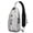 Christmas Forest Pattern, variant on Sling Backpack,Christmas Forest Pattern Crossbody Bag with Water Bottle Holder,Waterproof Sling Bag for Men/Women with Chest Phone Holder for Hiking,Travel