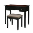thumbnail image 3 of Linon Camden Vanity Set with Mirror and Stool, Black Cherry, 3 of 4