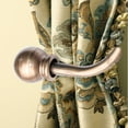 thumbnail image 3 of Cheers.US 2Pcs/Set Curtain Holdback, Wall Mounted Modern Concise Ball Drapery Tiebacks with Screws, Heavy Duty Metal Decorative Window Drapery Holder Curtain Hook, 3 of 7