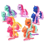 Kid Connection Toy Tube, Ponies, 18 Pieces
