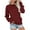 Wine, variant on Cute Sweatshirts for Women Hoodie Crewneck Drop Shoulder Casual Lightweight Hoodie Outfits Winter Clothes 2025 I S
