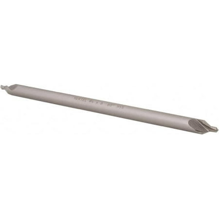 

Hertel #4 Plain Cut 60° Incl Angle HSS Combo Drill & Countersink 5/16 Body Diam 1/8 Point Diam x 1/8 Point Length 6 OAL Double End