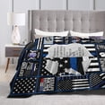 thumbnail image 5 of Black Nurse Medicine Heart Ultra-Soft Cozy Throw Blanket Home Decorative Blanket Nurse Gift for Women, 5 of 6