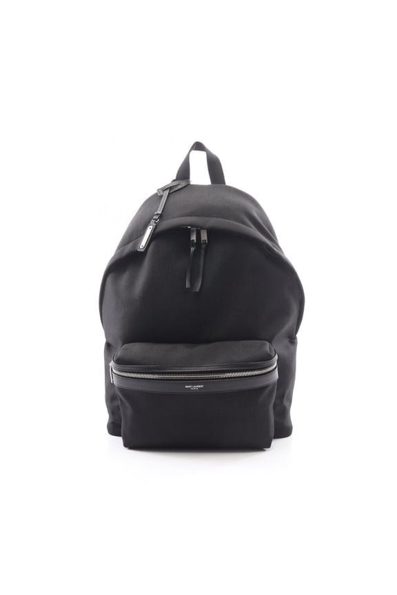 Pre-Owned Yves Saint Laurent Saint Laurent Paris City Backpack/Handbag, Canvas and Leather,...