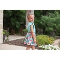thumbnail image 3 of Millie Loves Lily Girls Mint and Pink Rib Tops and Printed Skorts Set, Big Girls, Size 6, 4-PCS, 3 of 7