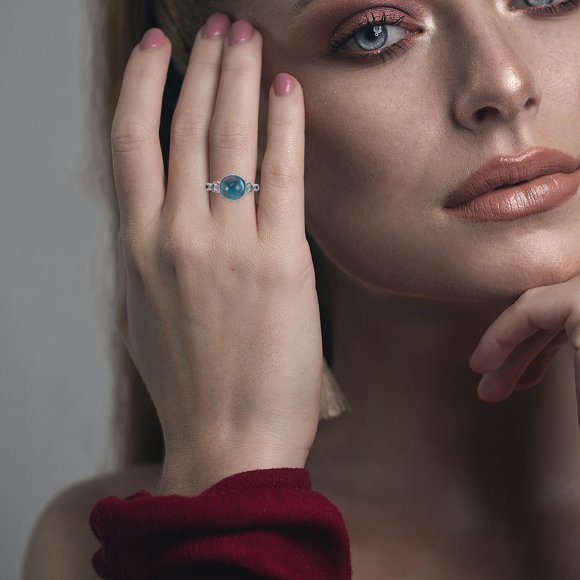 unbranded Anillo Color Cambiante Estilo Goth En Con Sofisticado Para Mujer