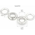 thumbnail image 6 of CRAFTME STUDIO 3/4 Inch (19mm) Grommets Eyelets with Washers, 25 Sets Metal Fasteners for Clothes, Leather and Canvas (Gold), 6 of 6