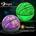 thumbnail image 3 of MILACHIC Glow in the Dark Basketball, Personalized to My Daughter Glowing Leather Basketball Women Size 6(28.5"),Indoor Outdoor Cool Basketball Gift, 3 of 5