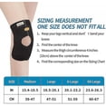 thumbnail image 5 of Galvaran Rodillera Con Estabilizadores Laterales Para Dolor De Rodilla Desgarro De Menisco Acl Mcl Artritis Recuperación De Lesiones, Transpirable Ajustable-Black-XL Bolígrafo Bolígrafo Bolígrafo de papelería, 5 of 5