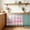Gray Pink, variant on Teal Grey Ombre Cabinet Curtains 32"W x 55"L, Abstract Art Oil Painting Modern Sink Skirt for Bathroom Kitchen Self Adhesive, Desk Privacy Short Curtain for Closet Shelves Laundry Room