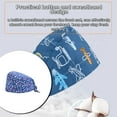 thumbnail image 2 of Guardoinrt Gourd Caps Nurse Durability Pure Color Button Professional Assorted Colors Tie Back Work Uniform Operating Hats L13, 2 of 6