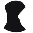 thumbnail image 4 of Musulmán Hijab Full Cover Sombreros Islámicos Tocados de Cuello Suave Accesorio de Mujer - Negro Los 40cm Yinane Mujer algodón musulmán hijab, 4 of 4
