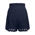 thumbnail image 5 of DHFJKG Womens Bohemian Shorts Crochet Casual Drawstring Loose Fit Summer Beach Shorts Vacation Soft Bottoms, 5 of 5