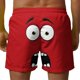 thumbnail image 4 of Pantalones Cortos de Cintura Elástica de los Hombres Casual Divertido Impreso Pantalones Cortos de Natación, Bajos de Playa de Verano Ligeros con Bolsillos, 4 of 5