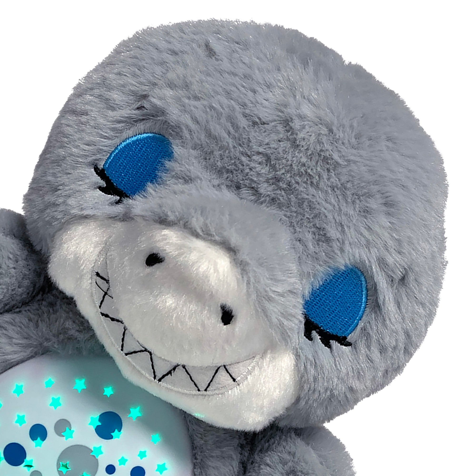 Happy Nappers: Lullabrites Sweet Dreams - Shark - Grey & Blue - Lights & Sounds Animal Plush, Plays 3 Lullabies, Color Changing, Day & Night, Kids