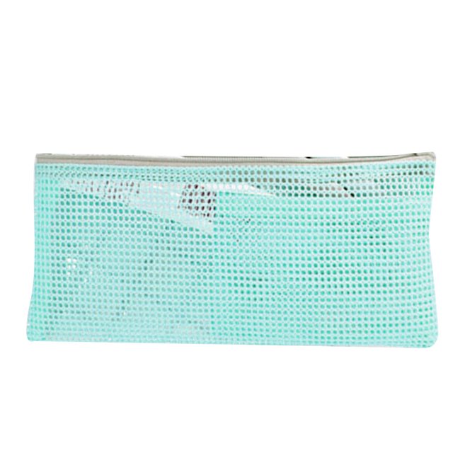 Worallymy Malla Diseño Cremallera Señoras Bolsa de Maquillaje Bolsas de Almacenamiento de Malla Estuche de Lencería Bolsa de Cosméticos Worallymy JD735811193