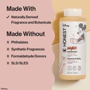 The Honest Company Foaming Bubble Bath, Disney’s Mickey Mouse Comfort Sweet Cream, 12 fl Oz
