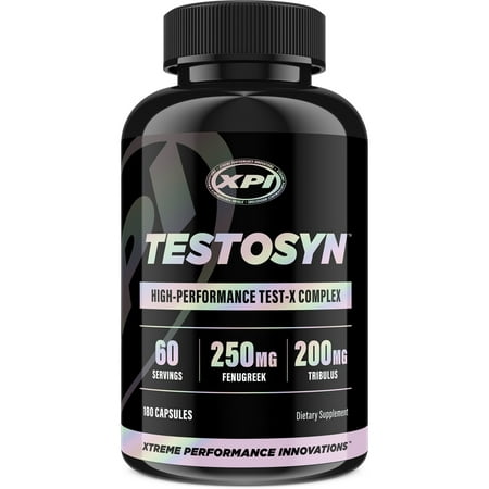 XPI Testosyn - High Performance Testosterone Booster Supplement, 180