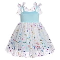thumbnail image 5 of FYMNSI 2-3T Girls Clothes Summer Sleeveless Tutu Princess Dress Birthday Bowknot Tulle Sundress, 5 of 7