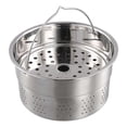 thumbnail image 1 of steamer accessory for thermomix tm6 tm5 stainless steel, 1 of 5