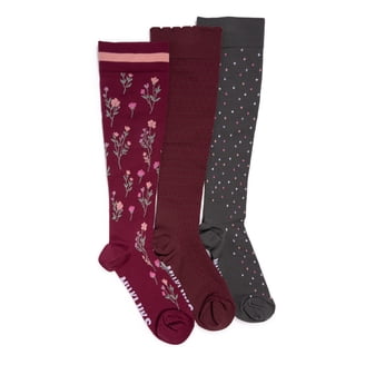 Boot Burgundy Dress Socks Muk Luks Women's Pair Pack Boot Socks
