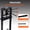 Black#68, variant on Garden Scarifier, 2-in-1 16INCH Dethatcher Scarifier,15 Amp Electric Lawn Dethatcher,Removable Collection Bag extra large 58QT,