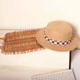 thumbnail image 2 of Txlixc Fedora para niños con correas a cuadros Txlixc  moda, 2 of 4
