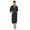Black, variant on Prolriy Robes for Women Couple Long Cardigan Hotel Home Wear Bathrobe Nightgown Womens Robe Blue M